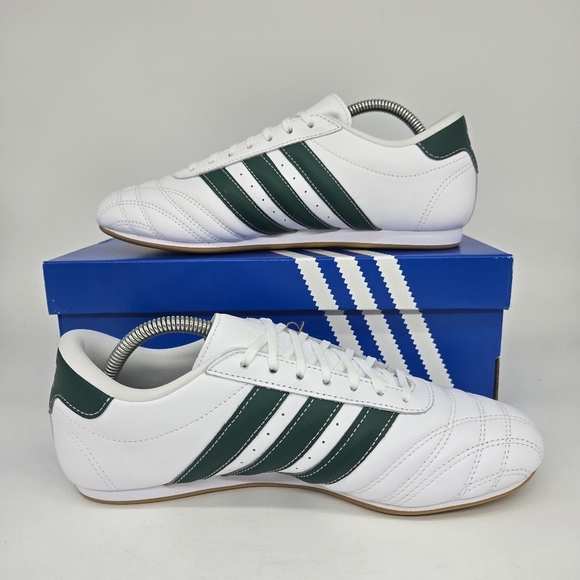 New adidas Taekwondo Cloud White Collegiate Green Gum Women's Shoes Size 9 - Picture 6 of 8